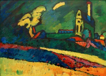 Murnau - Krajobraz z kościołem I