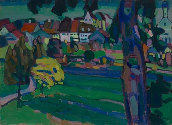 Murnau - Studium do "Pejzażu z pniem drzewa"
