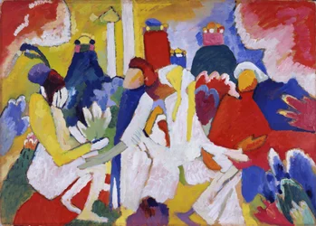 "Orientalny" obraz Wasilija Kandinsky