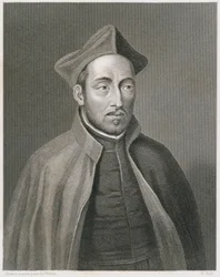 Ignacy Loyola, rytował W. Holl, z World Religion, wydanej przez A. Fullarton & Co.