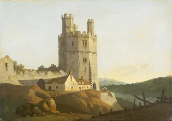 Zamek Caernarvon, Wieża Orła (olej na płótnie)
