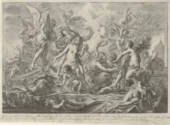 Alegoria pokoju westfalskiego, 1648