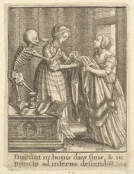 Oblubienica z Tańca Śmierci, 1651.