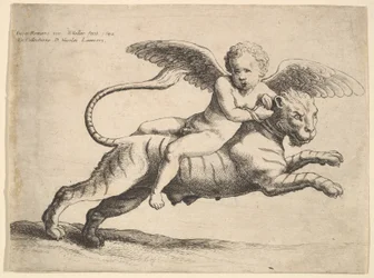 Kupidyn na tygrysie, 1652.