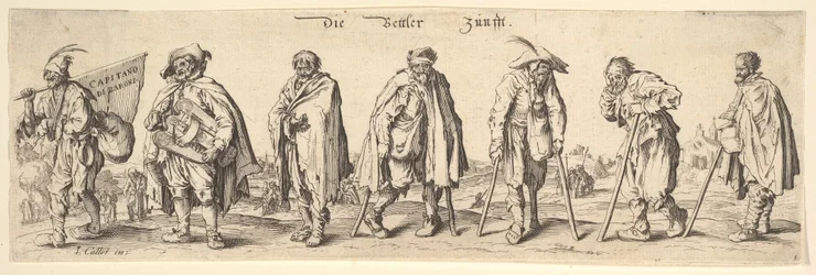 Gildia żebraków Siedmiu żebraków, 1630.