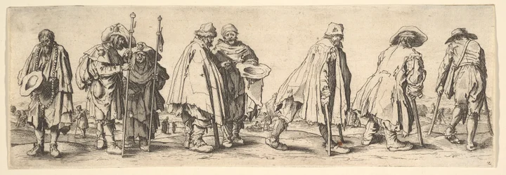 Ośmiu żebraków, 1630.