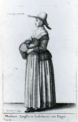 Angielska kobieta wiejska, 1643