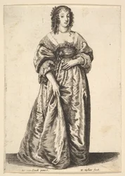 Figura stojącej damy, 1625-77.