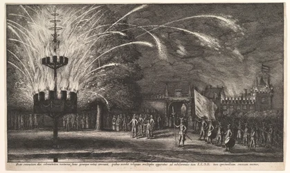 Fajerwerki w Hemissem, 1625-77.