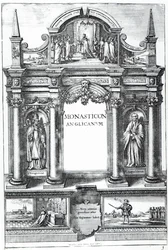 Frontyspis do „Monasticon Anglicanum” Williama Dugdale
