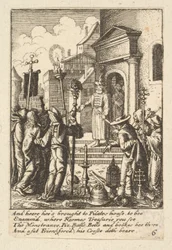 Jezus przed Piłatem, 1625-77.