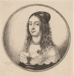 Dama ze wstążkami na lokach, 1646.