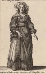 Mulier Calabra, Vulgo, Foretana z Neapolu.