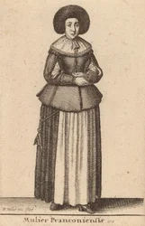 Kobieta frankońska, 1643.