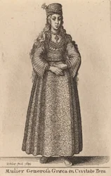 Hojna Greczynka w mieście Pera, 1644.