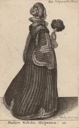 Hiszpańska szlachcianka, prawdopodobnie 1649.