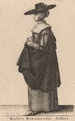 Kobieta z Wiednia, Austria, 1643.