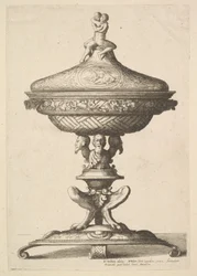 Ozdobny kielich, 1642.