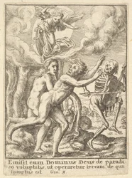 Raj utracony, z tańca śmierci, 1651.