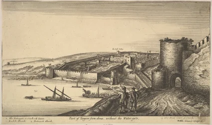 Część Tangeru z góry, 1670.