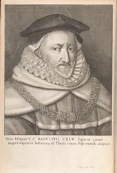 Ranulph Crew, z „Historical Memorials of the English Laws” Williama Dugdale