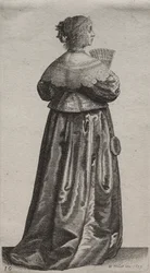 Kilka zwyczajów angielskich kobiet, od szlachty do kobiet wiejskich…, 1639.