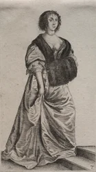 Kilka zwyczajów angielskich kobiet, od szlachty do kobiet wiejskich, 1639.