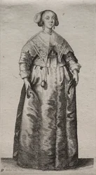 Kilka nawyków angielskich kobiet, od szlachty do kobiet wiejskich…, 1640.