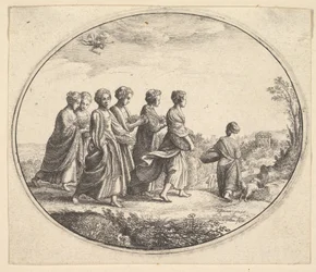 Córki Aglaury Mercury i Herse, ca. 1646.