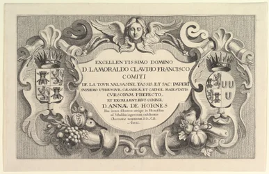 Tytuł wejścia do Hemissem, 1625-77.