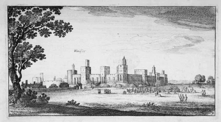 Widok zamku Windsor, Berkshire, 1644