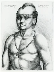 Indianin z Wirginii, 1645