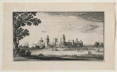 Zamek Windsor od południowego wschodu, 1644.