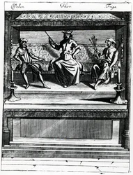 Woden, Thor i Friga