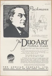 Firma Eolska Pianolas, 1924