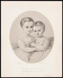 Wnuczki Fanny i Cécile Hensel, ok. 1860 r.