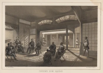 Sala konferencyjna, Hakodadi, 1855 r.