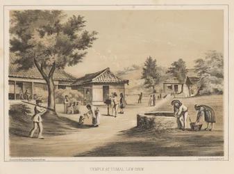 Świątynia w Tumai, Lew Chew, 1855