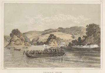 To-Ri-Ga-Sa-Ki, Zatoka Yedo, 1855