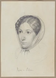 Agnes von Felsen, ok. 1822 (grafit)