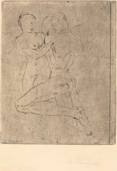 Gwałt II (rozbój II, połowa kobiety)