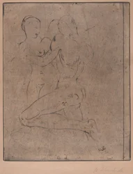 Gwałt II (rozbój II, połowa kobiety)