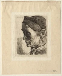 Głowa wieśniaczki, 1874.