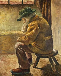 Siedząca postać; Siedząca postać, 1909