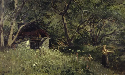 Letnie wypieki (olej na płótnie)
