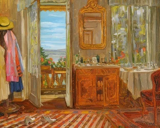 Wnętrze w Starnberger See. 1912