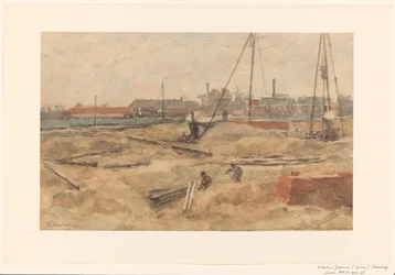 Plac budowy w Wilhelmina Gasthuis
