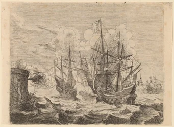 Zwycięstwo Heemskercka nad flotą hiszpańską na Gibraltarze, 1634.