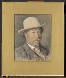 Portret malarza Gerardusa Johannesa Roermeestera (1844-1936)