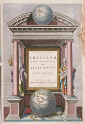 w "Theatrum Orbis Terrarum, sive Atlas Novus" Willema Blaeu, Amsterdam